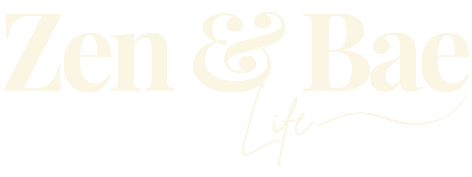 Zen and Bae logo for couple travel blog.