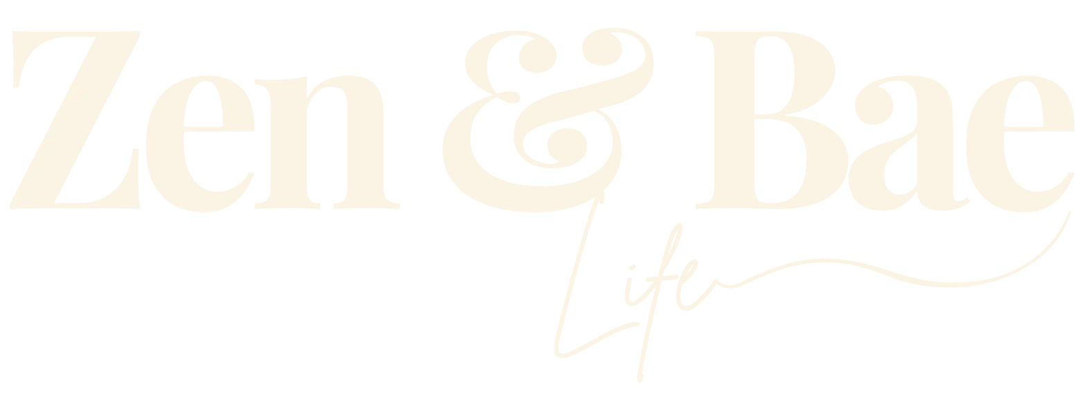 Zen and Bae logo for couple travel blog.