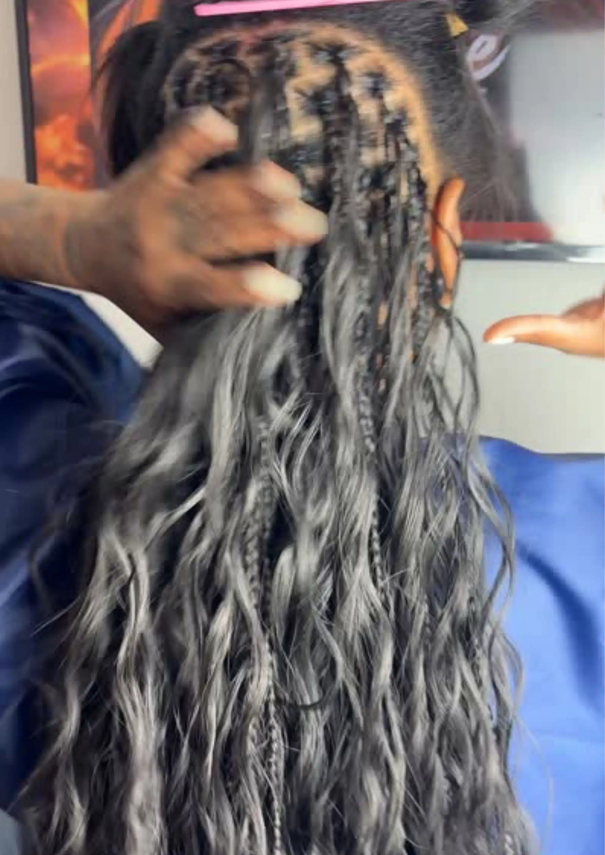 The braiding process